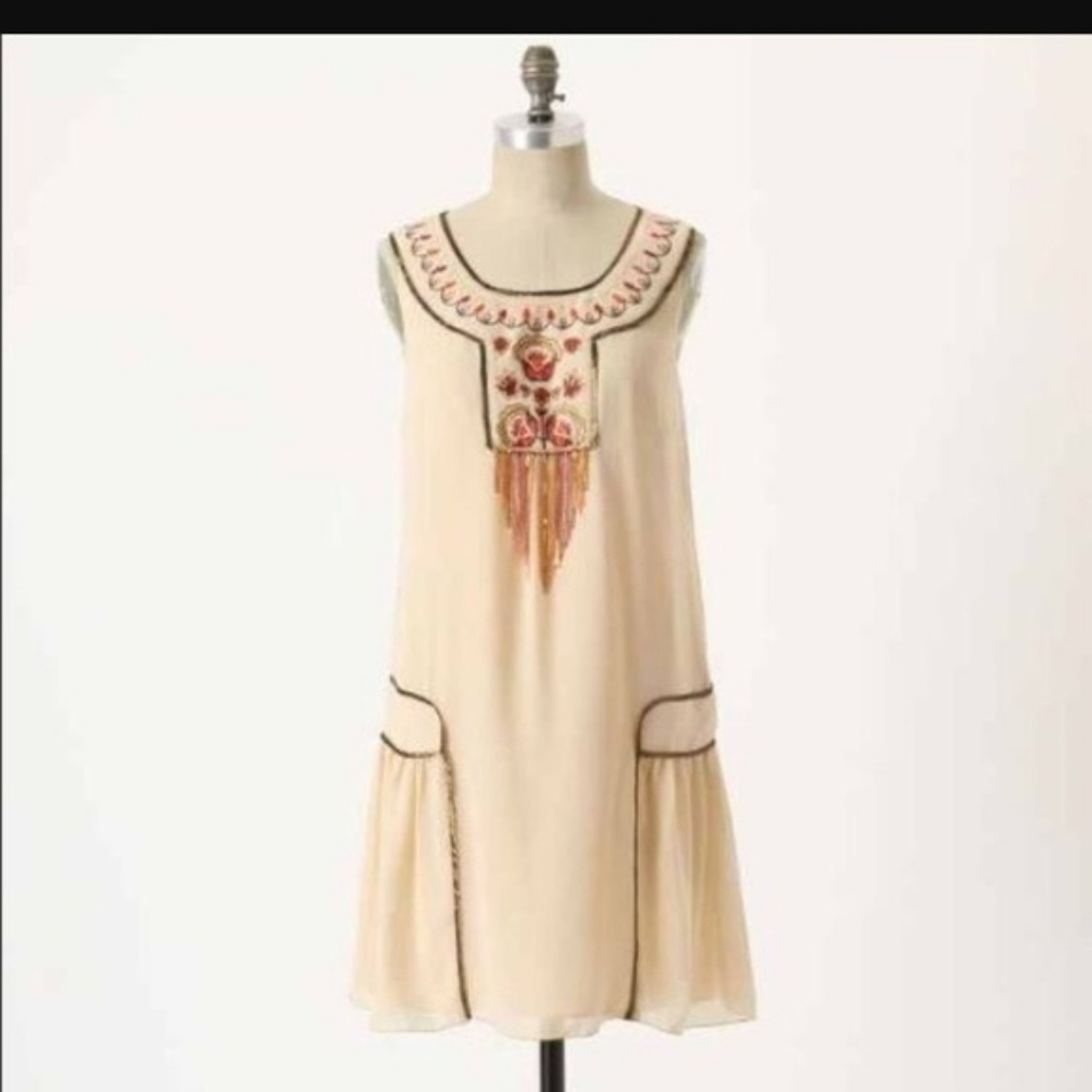 ANNA SUI FOR ANTHROPOLOGIE HIAWATHA DRESS